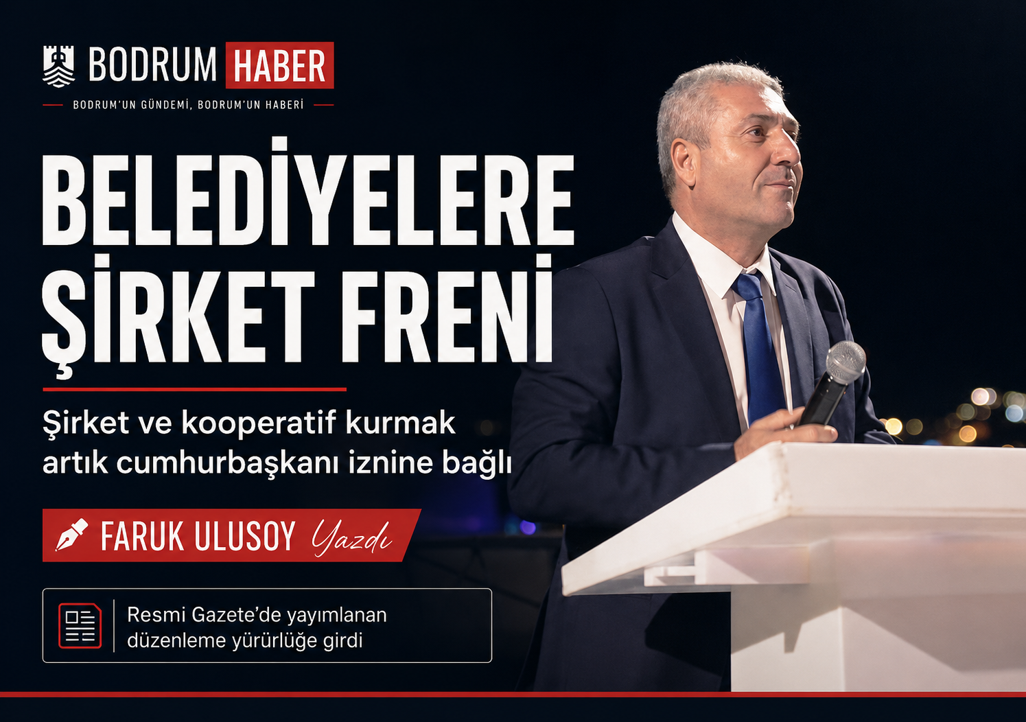 Belediyelere Şirket Freni