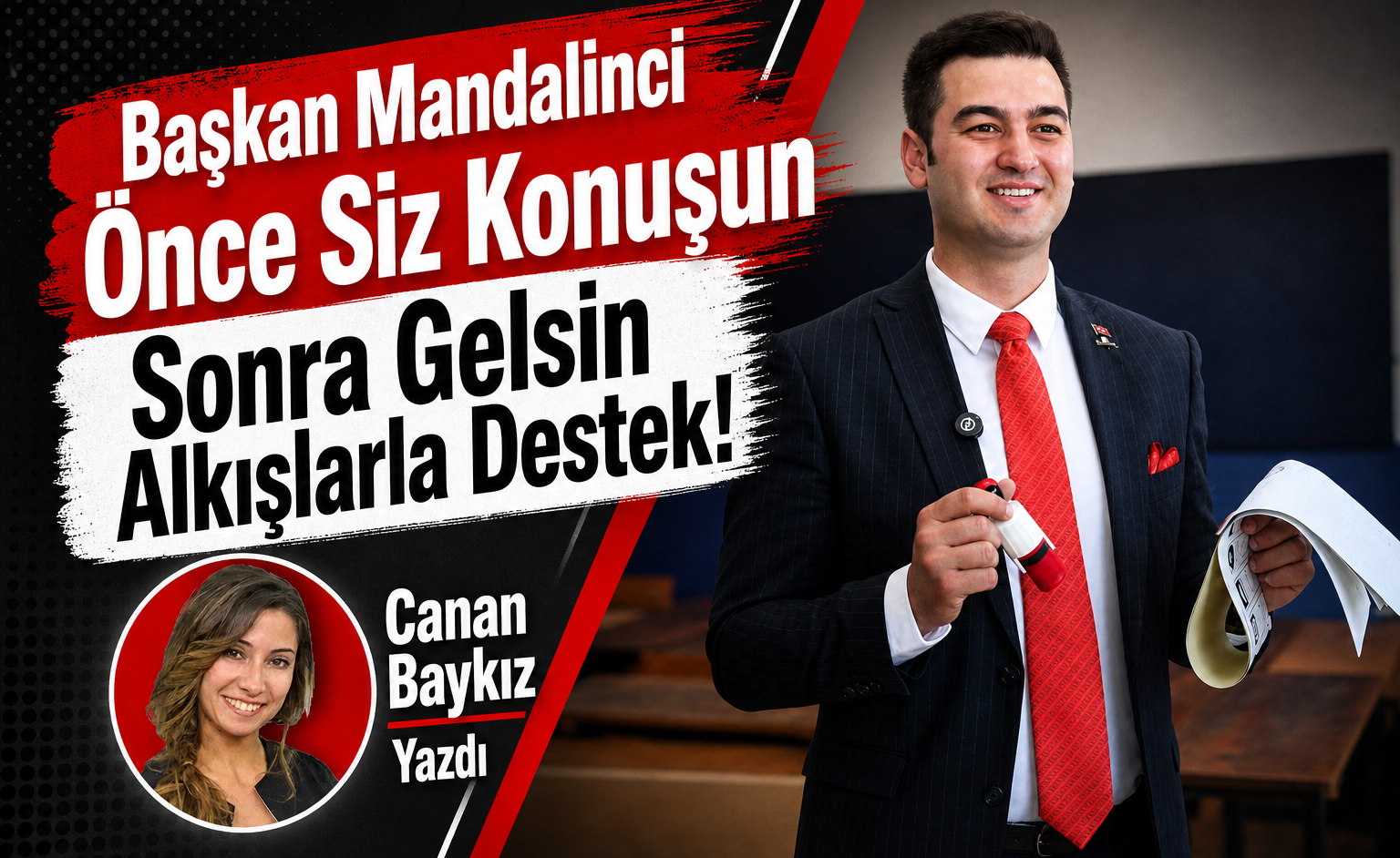 Başkan Mandalinci Önce Siz Konuşun Sonra Gelsin Alkışlarla Destek!