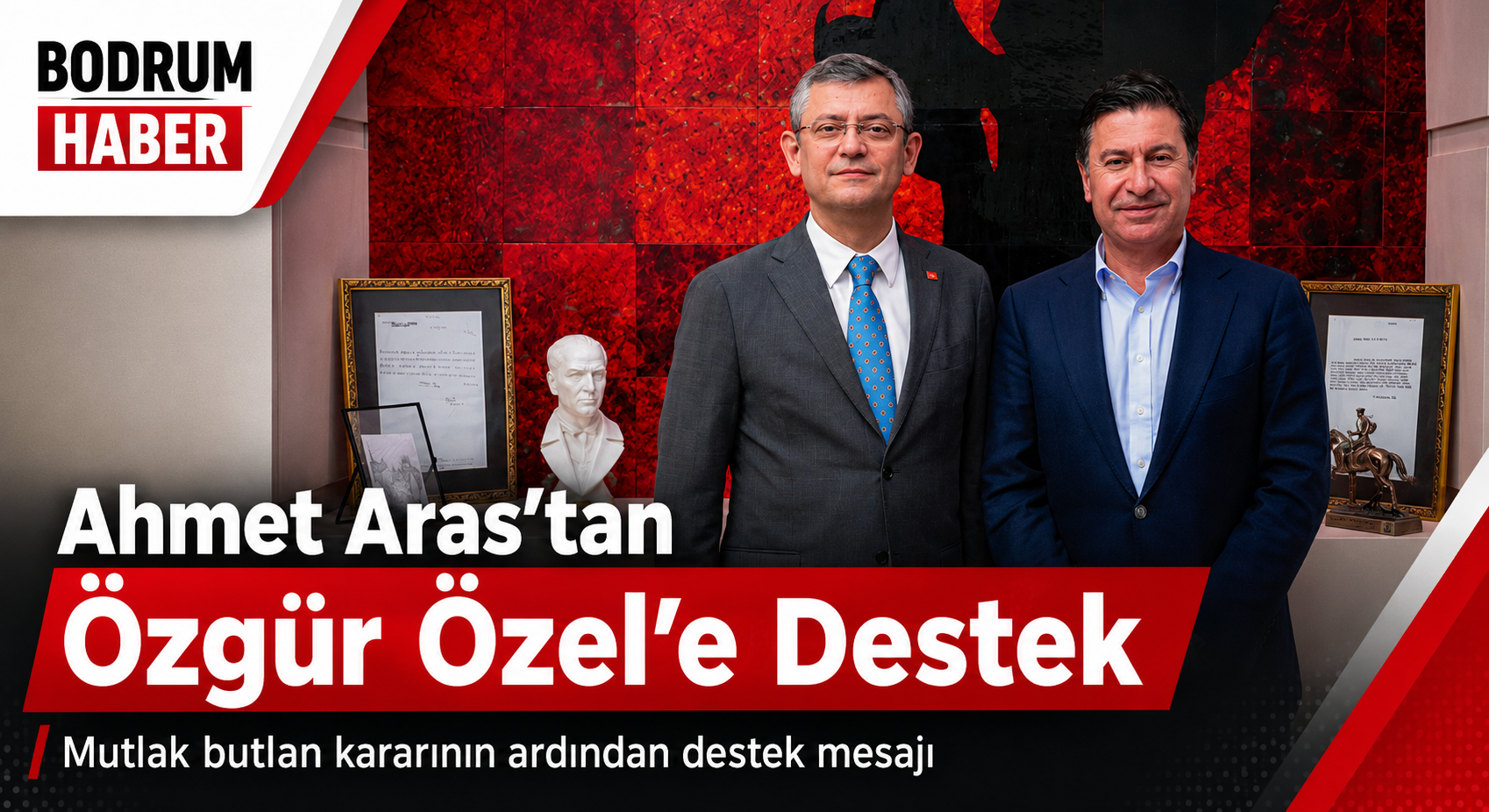Ahmet Aras’tan Özgür Özel’e Destek Mesajı