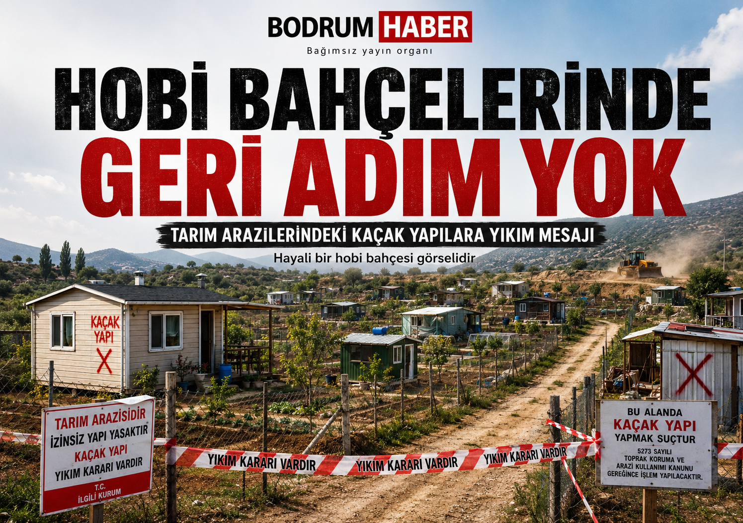Hobi Bahçelerinde Yıkım Mesajı: Bakan Yumaklı “Kaçak Yapı” Dedi