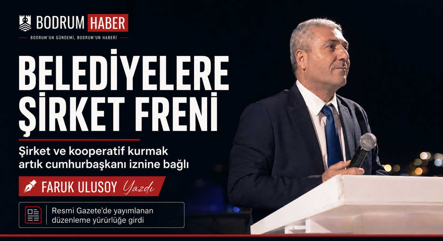 Belediyelere Şirket Freni