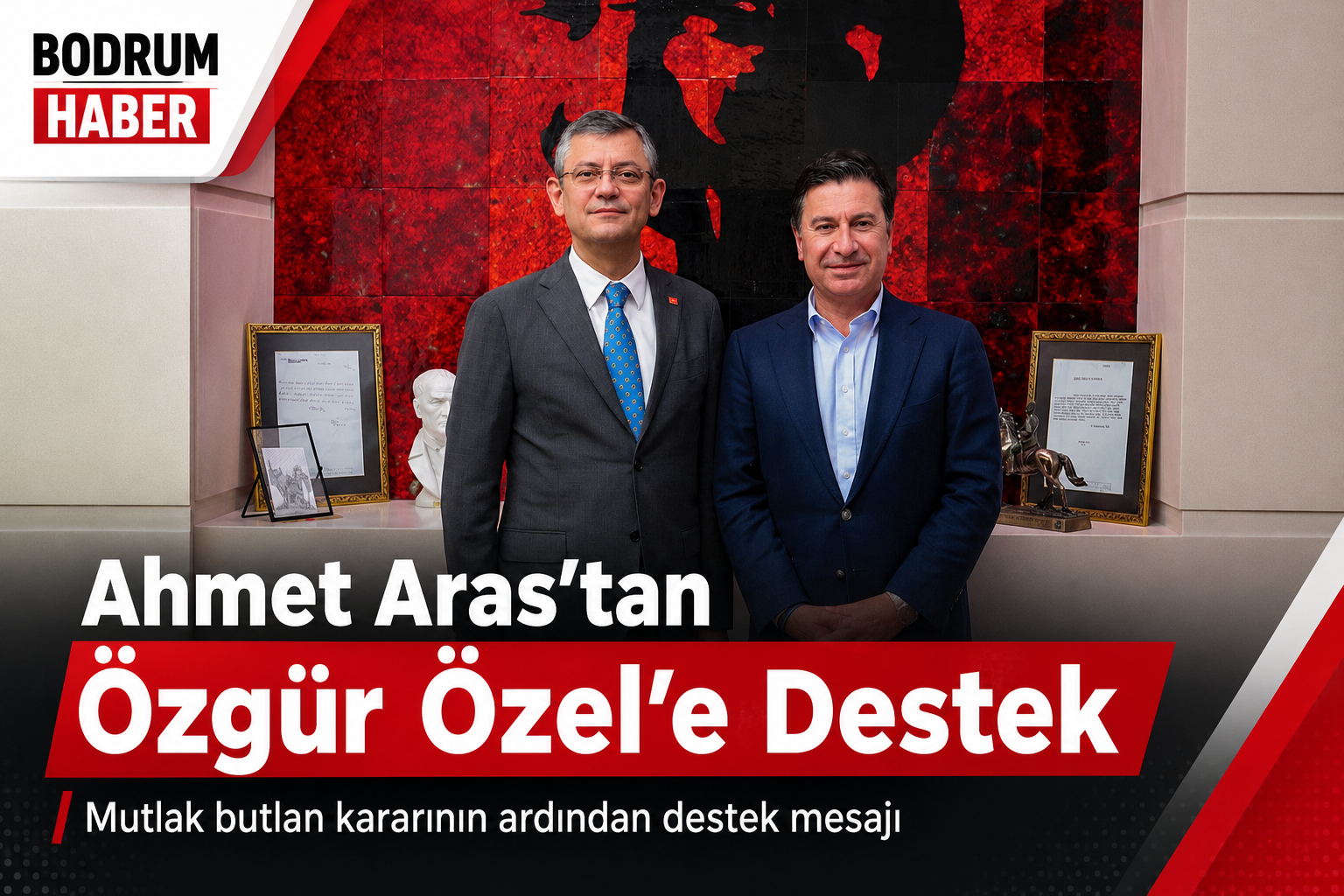 Ahmet Aras’tan Özgür Özel’e Destek Mesajı