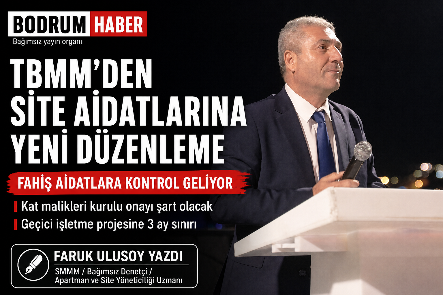 TBMM’den site aidatları ile ilgili yeni düzenlemeler