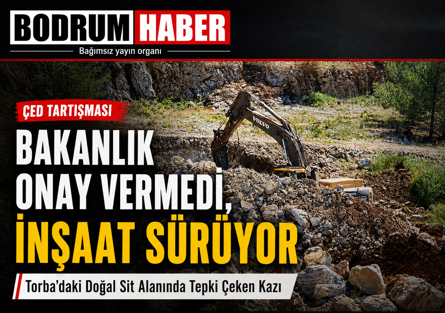 ÇED Süreci İptal Edildi, İnşaat Sürüyor