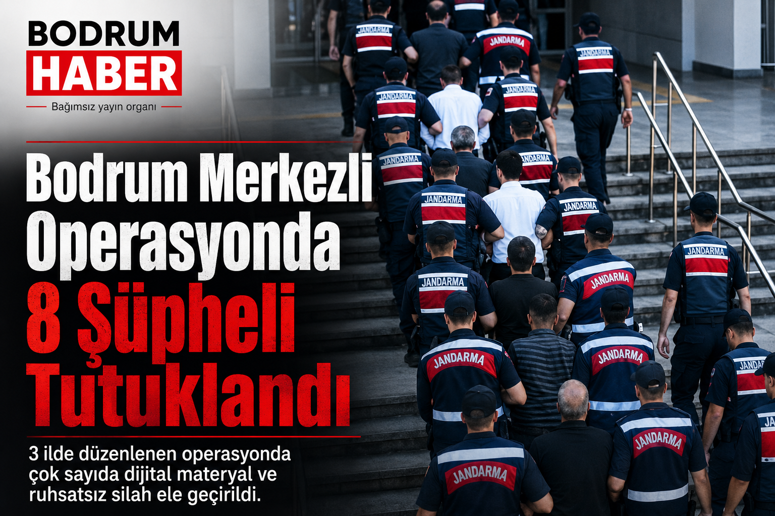 Bodrum Merkezli Dolandırıcılık Operasyonunda 8 Tutuklama