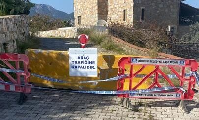 Bodrum’un Göbeğinde Yol İşgali İddiası