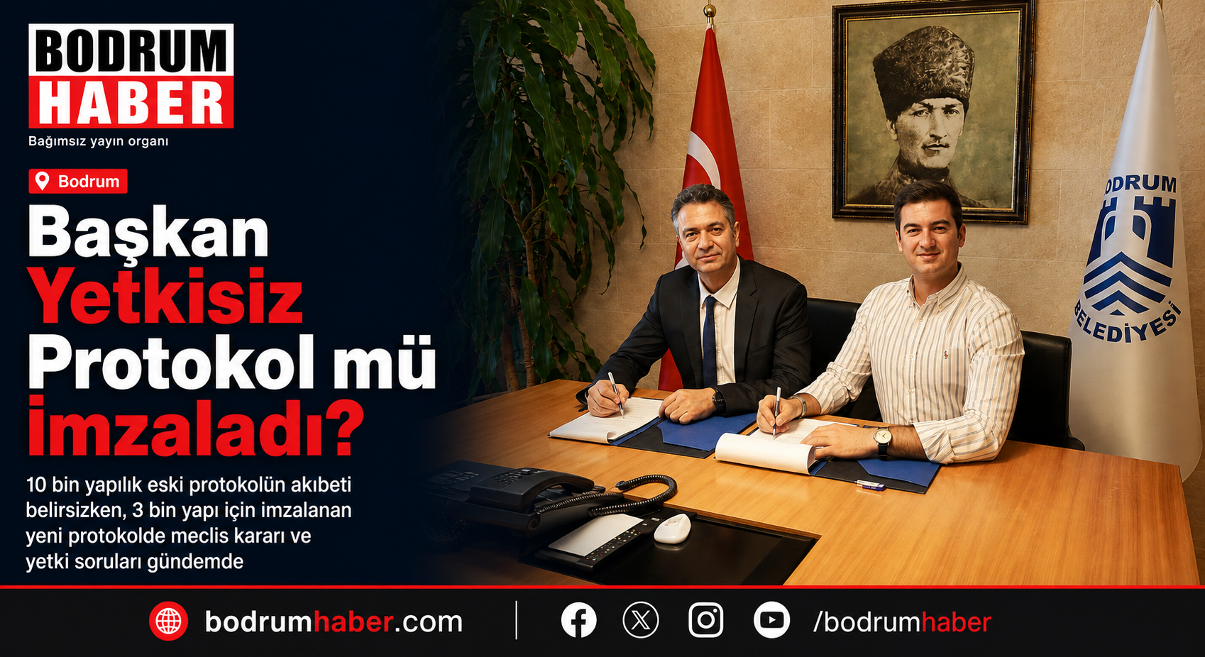 Başkan Yetkisiz Protokol mü İmzaladı?