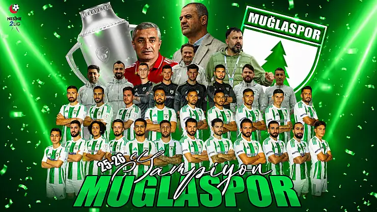 Muğlaspor Tarih Yazdı: 1. Lig’e Çıktı