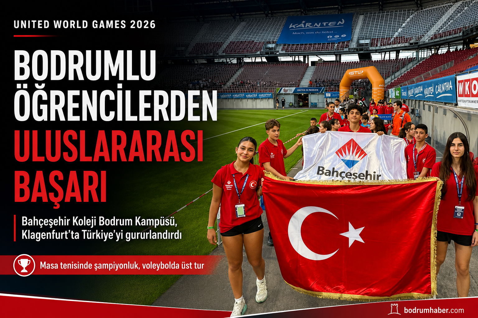 Bodrum Bahçeşehir Koleji Öğrencileri United World Games’te Başarı Elde Etti