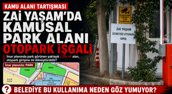 Zai Yaşam’da Kamusal Park Alanı Otopark İşgali