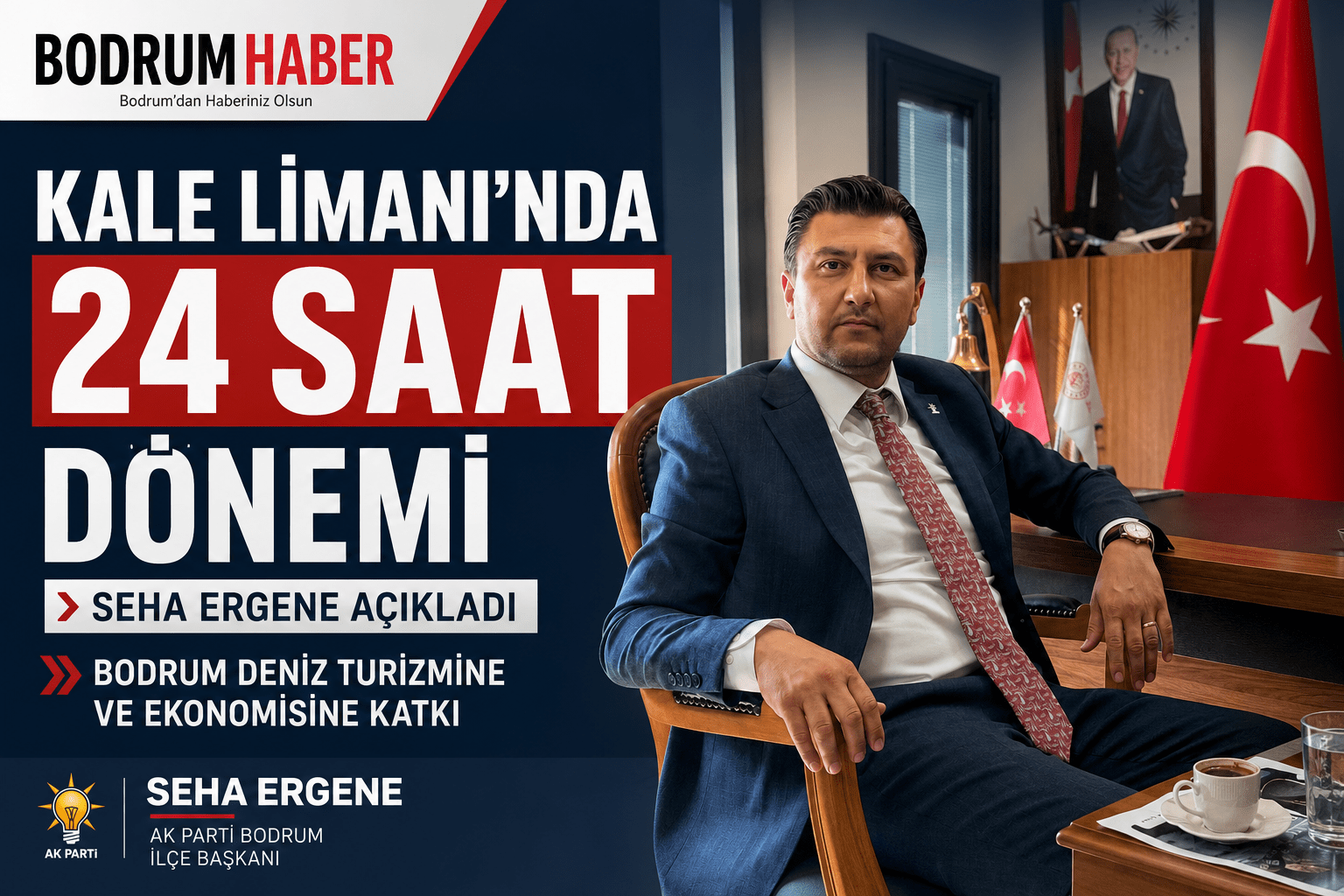 Ergene Duyurdu: Kale Limanı’nda Hizmet Süresi 24 Saate Çıkarıldı