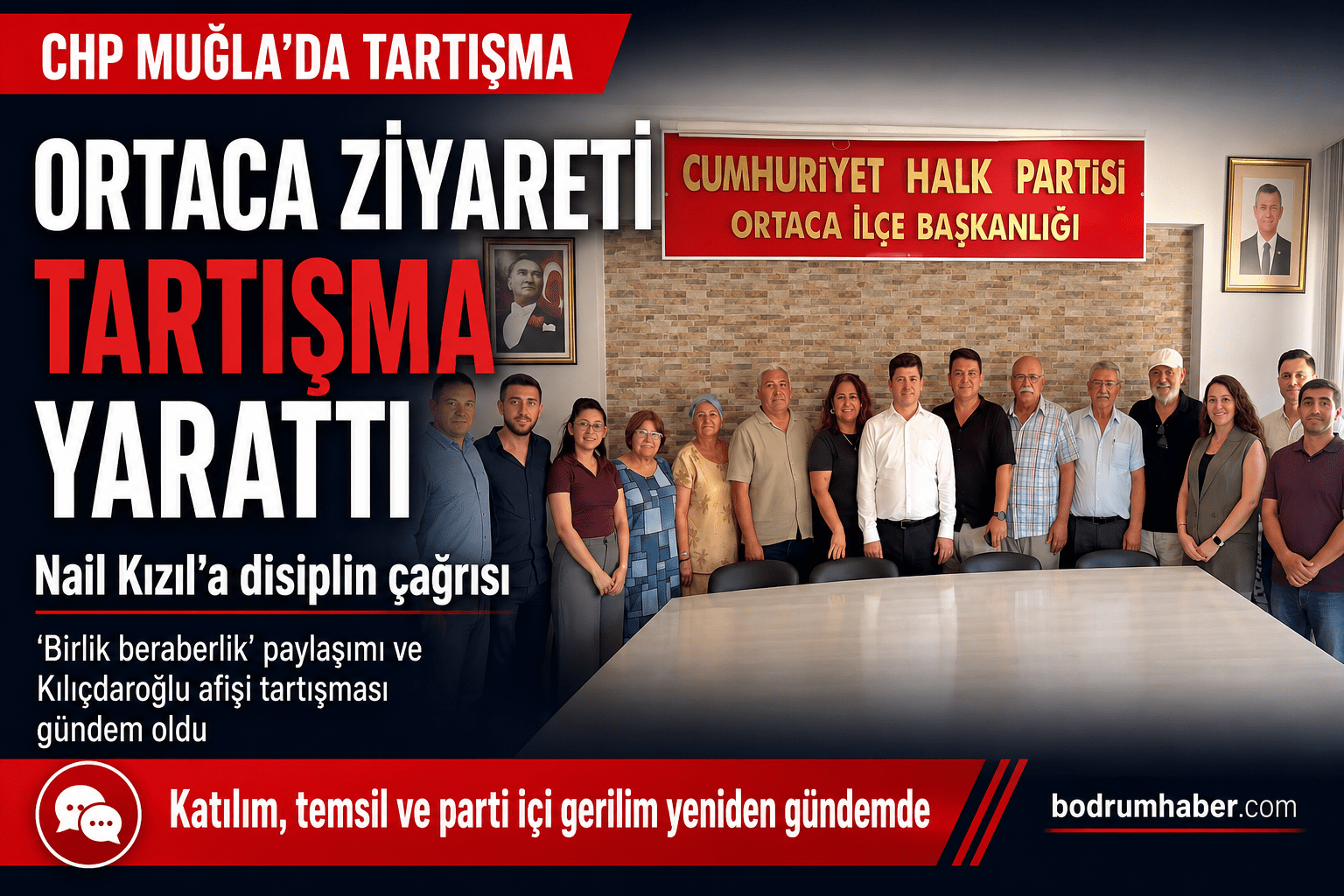 CHP Muğla’da Ortaca Ziyareti Tartışma Yarattı: Nail Kızıl’a Disiplin Çağrısı