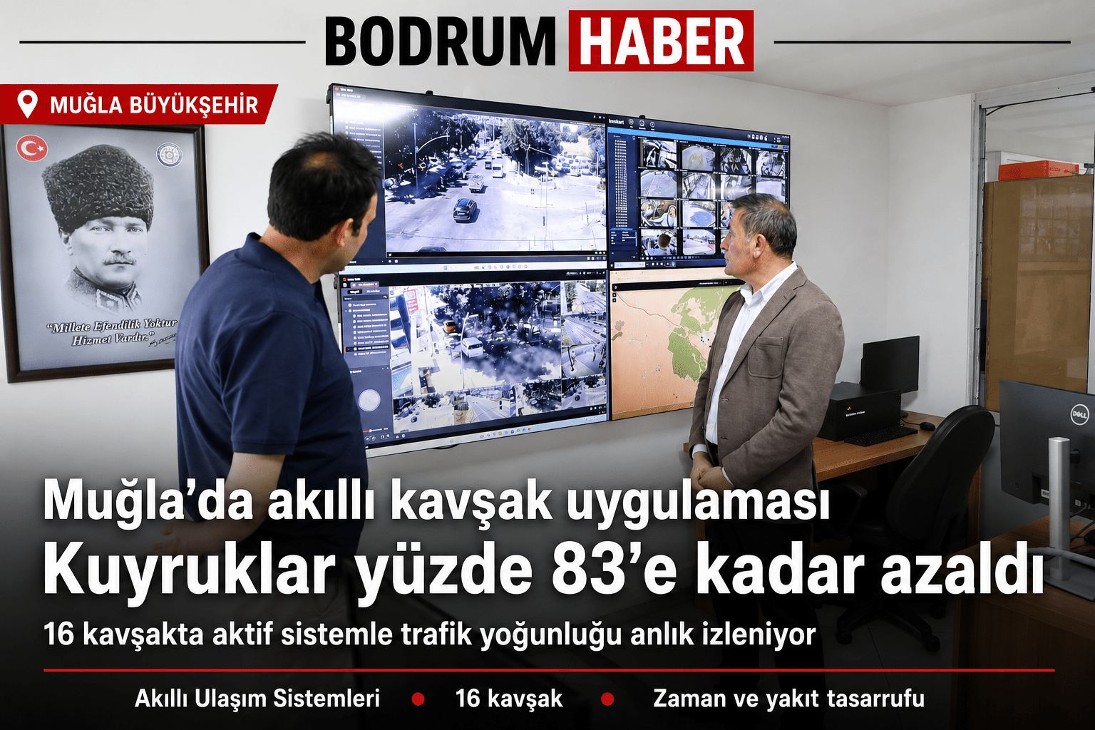 Muğla’da 16 kavşakta akıllı ulaşım dönemi