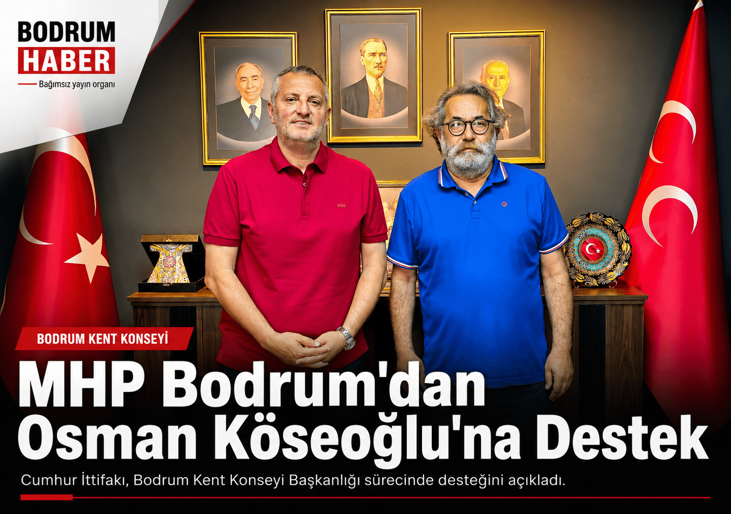 MHP Bodrum’dan Osman Köseoğlu’na Destek