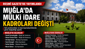 Muğla’da Mülki İdare Kadroları Değişti