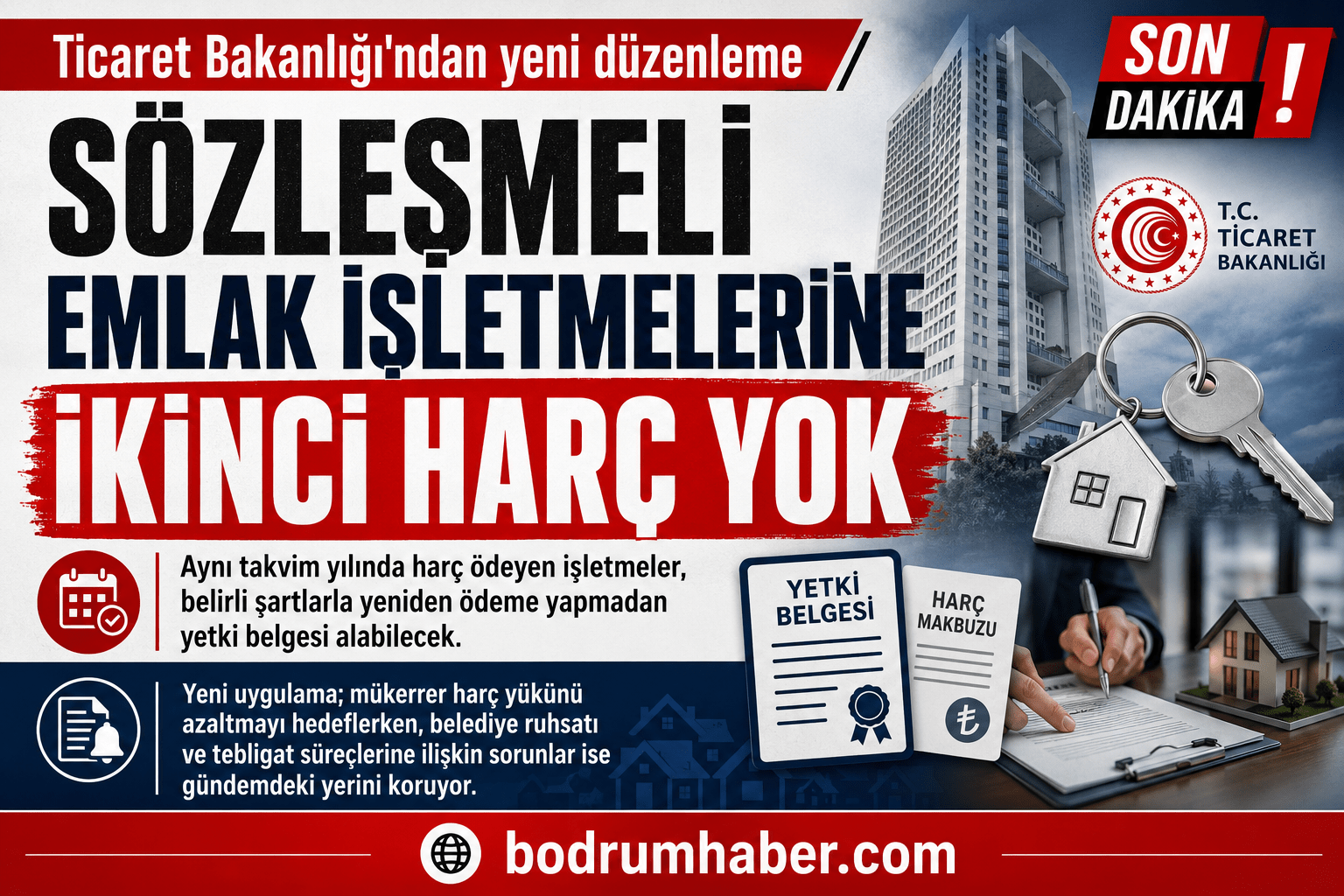 Emlak İşletmelerinde Mükerrer Harç Sorununa Düzenleme