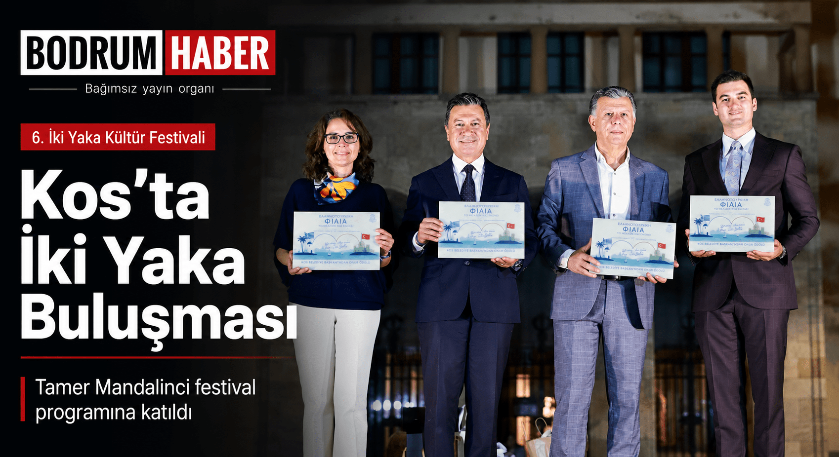 Mandalinci Kos’ta İki Yaka Kültür Festivali’ne Katıldı