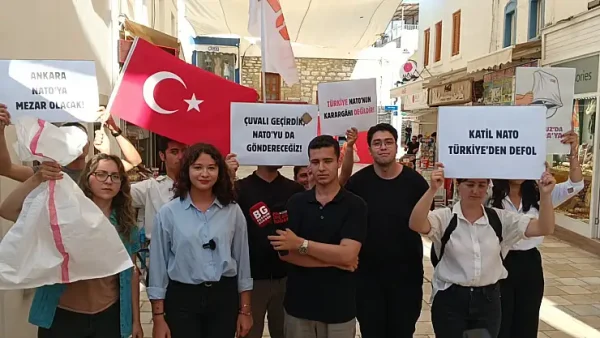 TGB Muğla’dan Bodrum’da ABD ve NATO protestosu