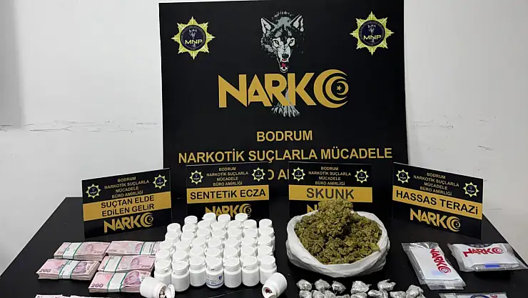 Bodrum’da Zehir Tacirlerine Operasyon: Ev ve Araçta Arama Yapıldı