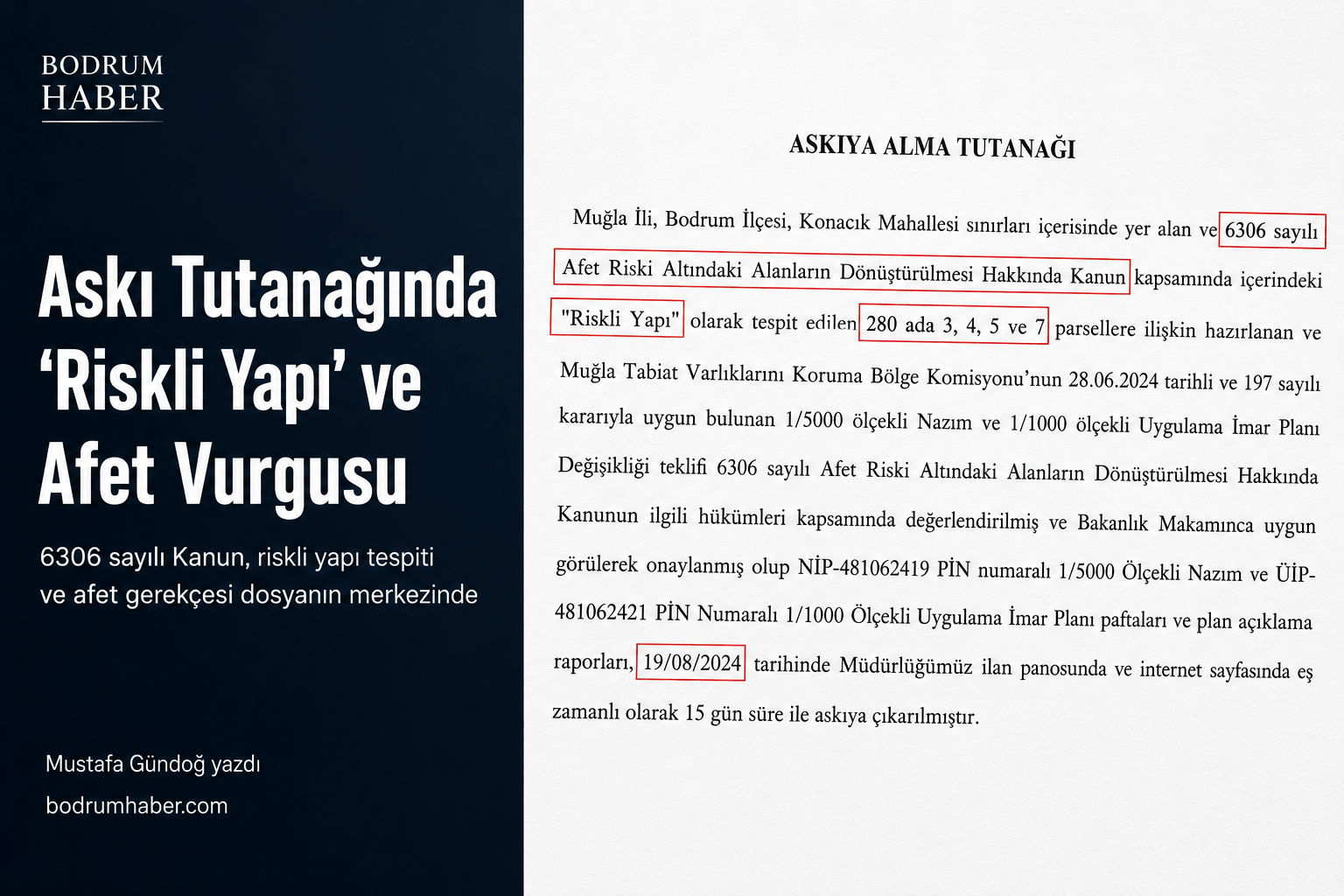 Zai Yaşam Konserlerle Gündemde, Plan Dosyasında Riskli Yapı Soruları Var