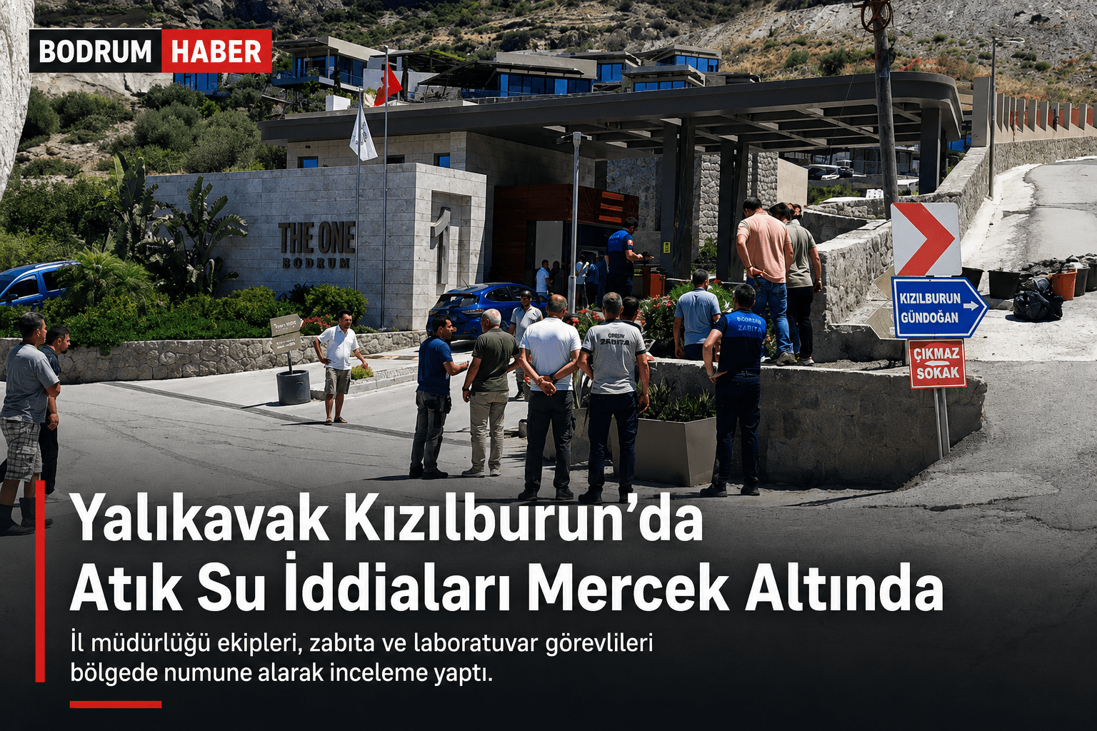 Yalıkavak Kızılburun’da Atık Su İddiaları Mercek Altında
