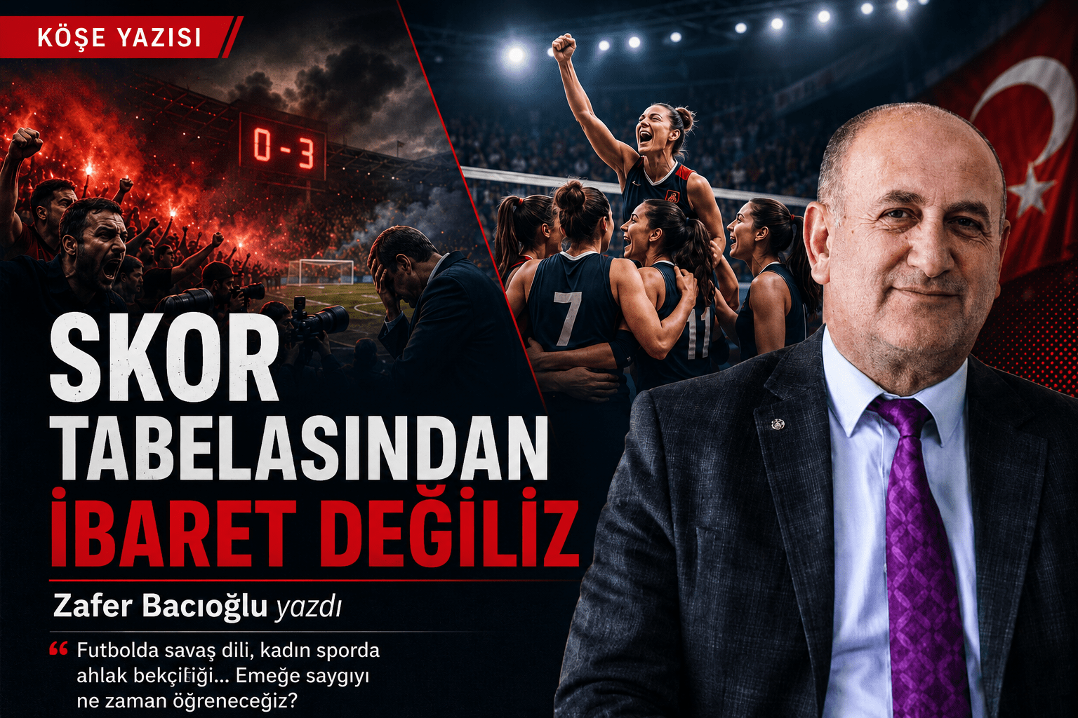Skor Tabelasından İbaret Değiliz