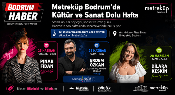 Metreküp Bodrum’da Sanat ve Müzik Dolu Hafta