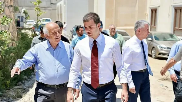 Vali Akbıyık ve Başkan Mandalinci Yahşi’deki Külliye İnşaatını İnceledi