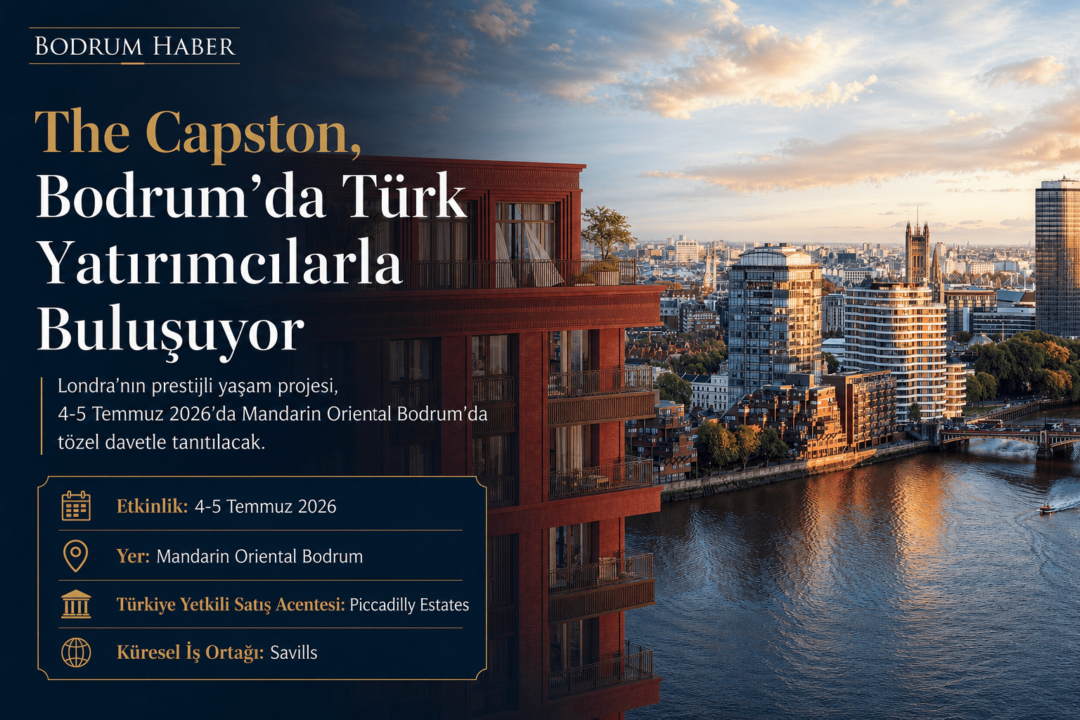 The Capston Bodrum’da Türk Yatırımcılarla Buluşuyor