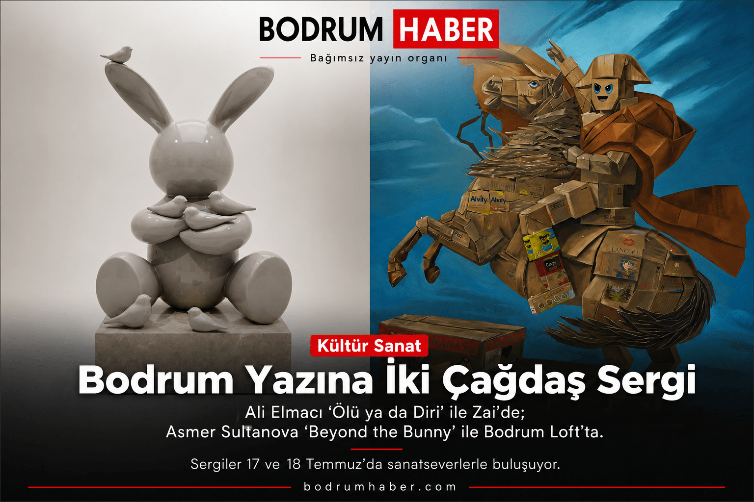 Bodrum’un Sanat Takvimine İki Yeni Sergi