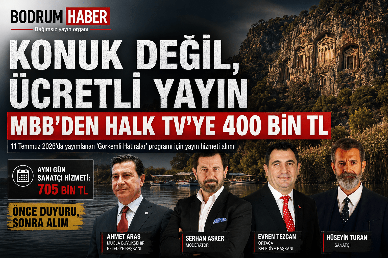 Konuk Değil, Ücretli Yayın: MBB’den Halk TV’ye 400 Bin TL