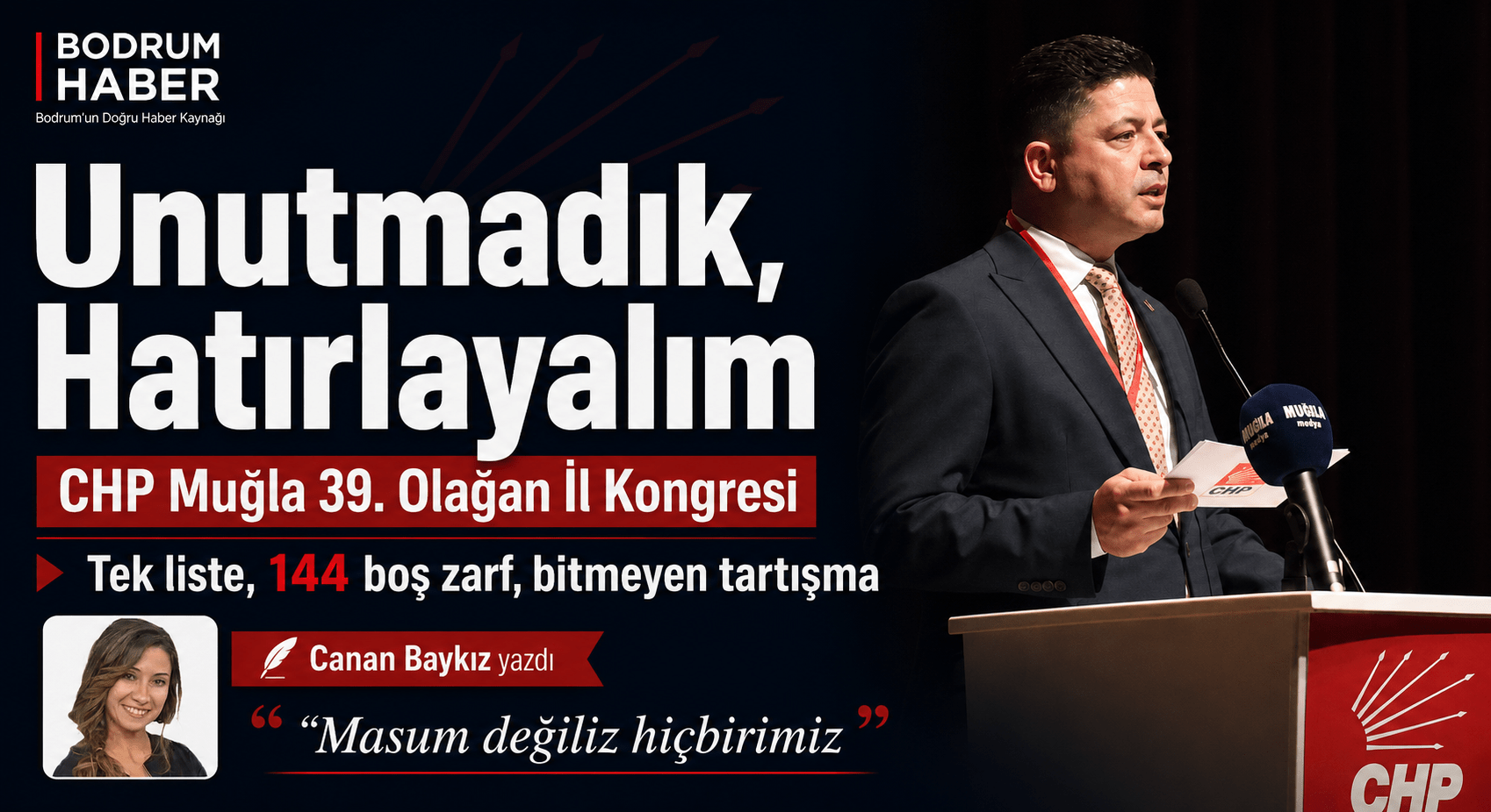 Unutmadık, Hatırlayalım: CHP Muğla 39. Olağan İl Kongresi