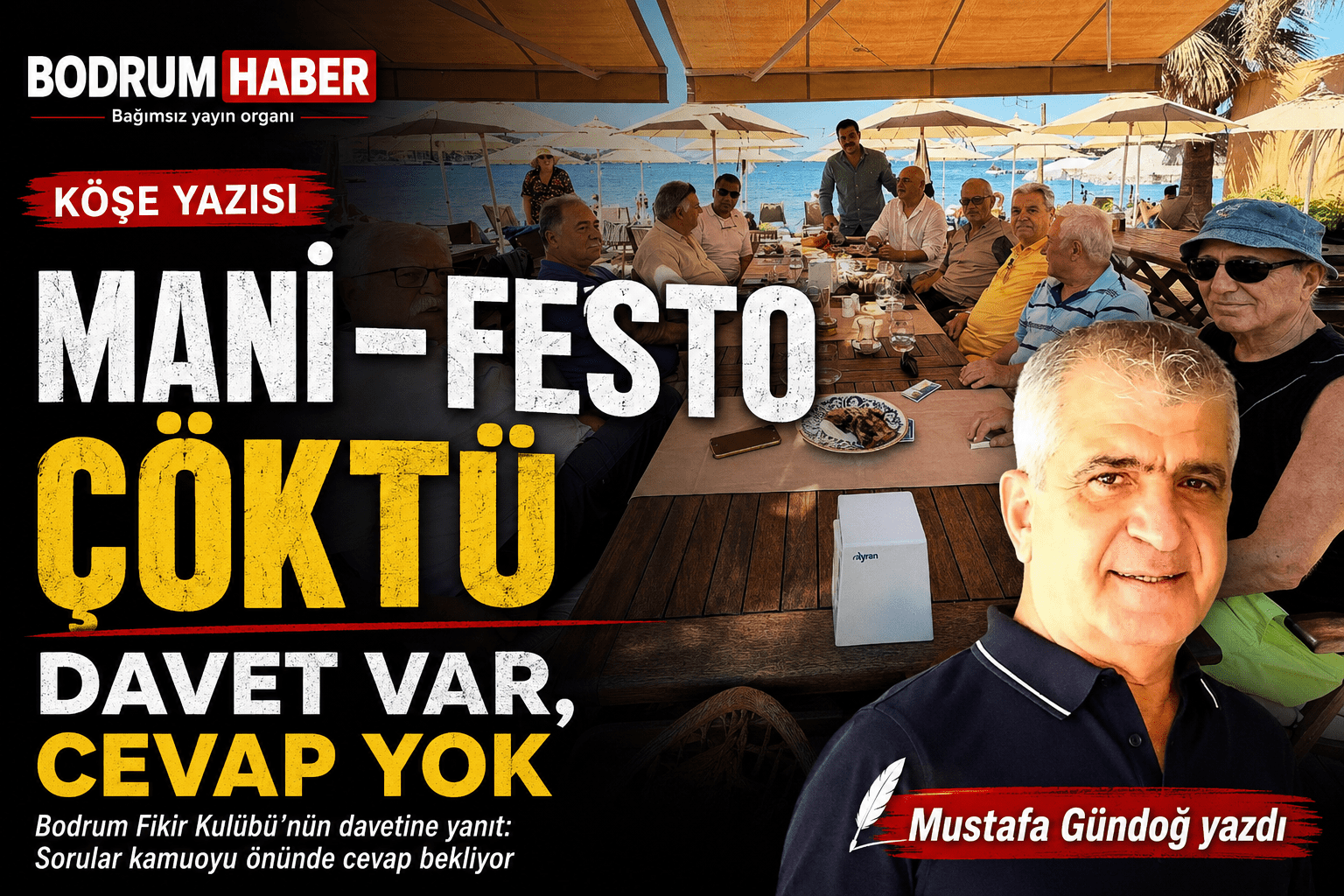 Mani-Festo Çöktü: Davet Var, Cevap Yok