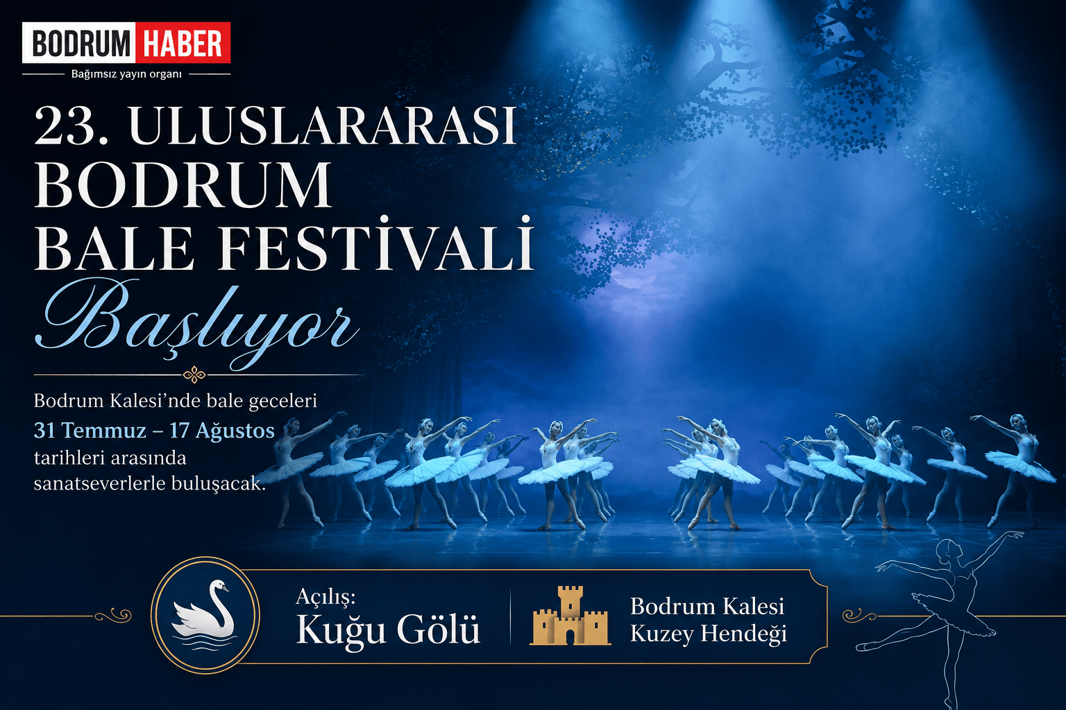 Bodrum Kalesi’nde Bale Geceleri Başlıyor