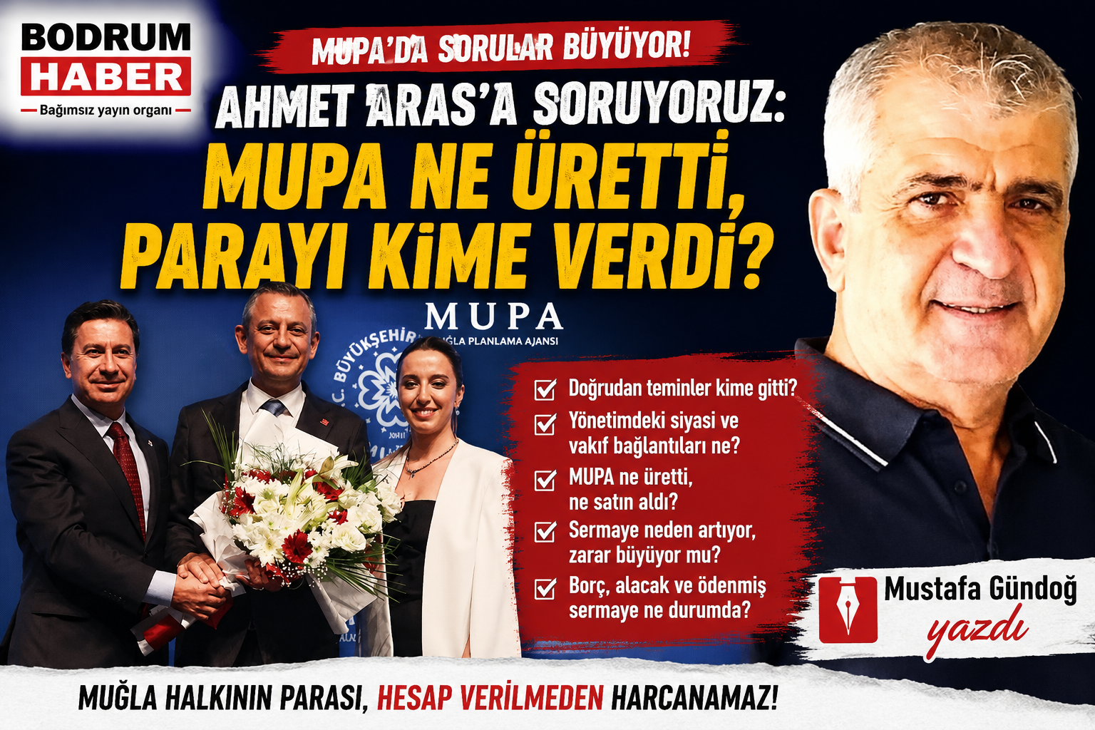 Ahmet Aras’a Soruyoruz: MUPA Ne Üretti, Parayı Kime Verdi?