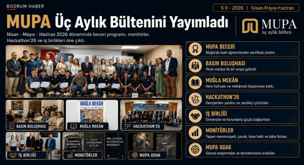MUPA’nın Üç Aylık Bülteninde Beceri Programı ve Monitörler Öne Çıktı