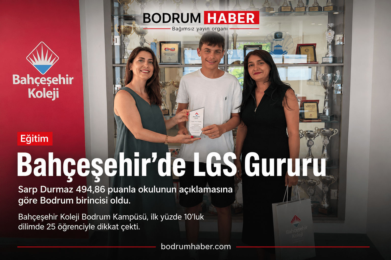 Bahçeşehir Koleji Bodrum Kampüsünde LGS Gururu