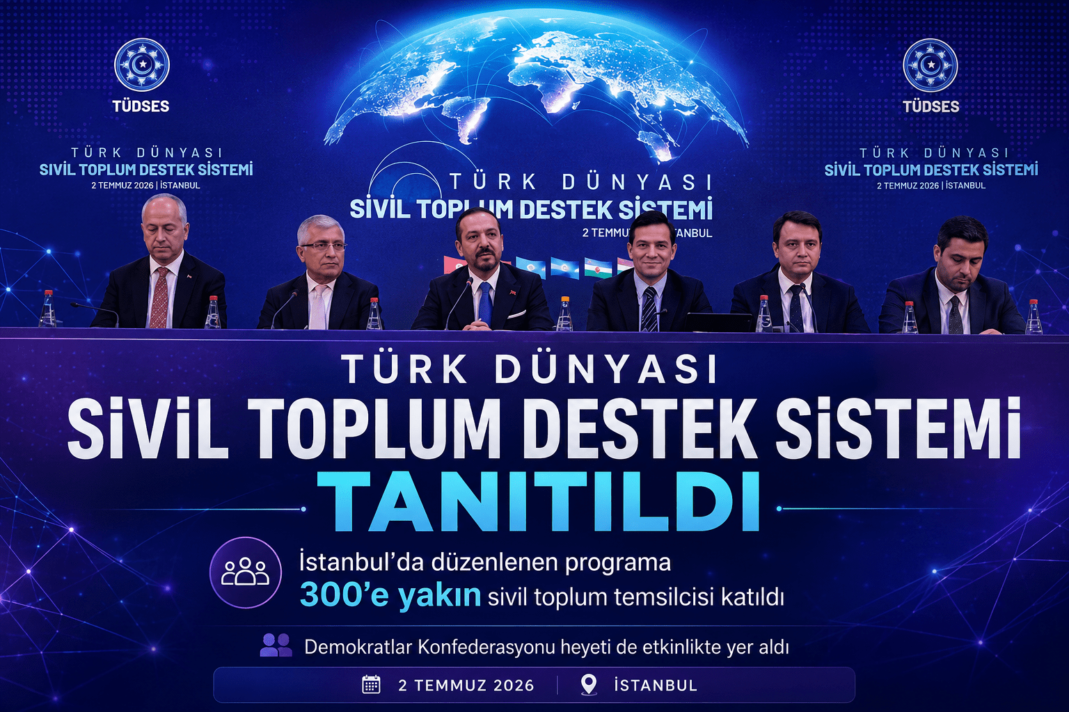 Türk Dünyası Sivil Toplum Destek Sistemi İstanbul’da Tanıtıldı