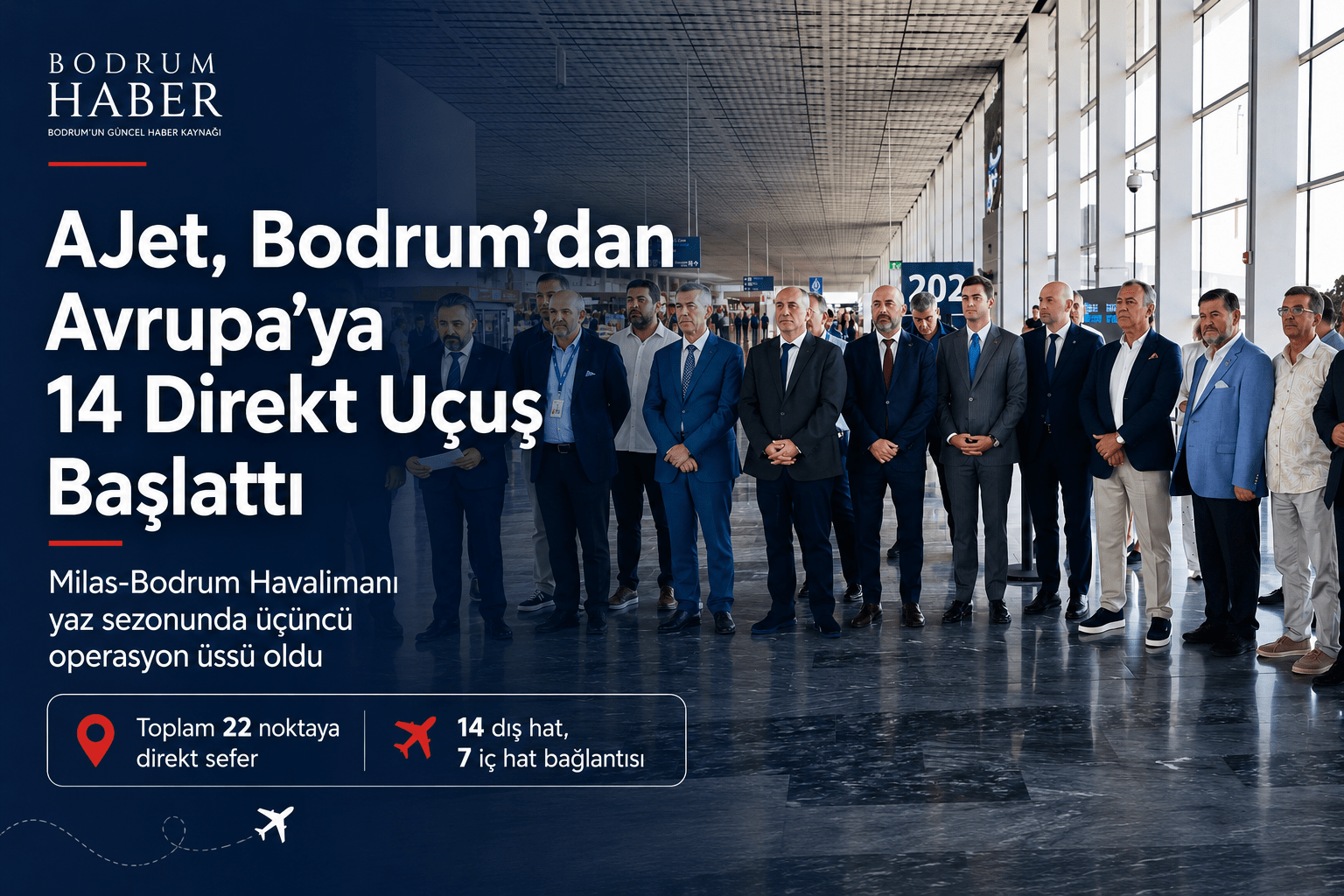 AJet, Bodrum’dan Avrupa’ya Direkt Uçuşlara Başladı