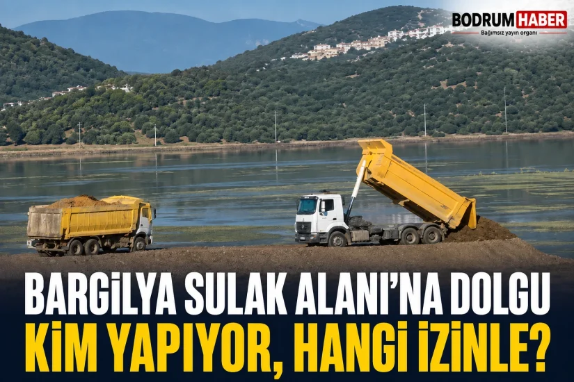 Bargilya Sulak Alanı’na dolgu: Kim yapıyor, hangi izinle?