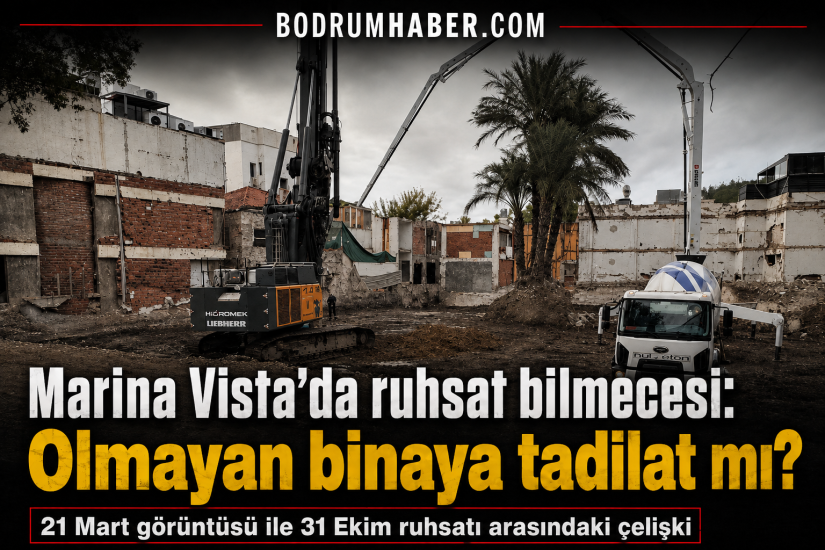 Marina Vista’da ruhsat bilmecesi: Olmayan binaya tadilat mı?