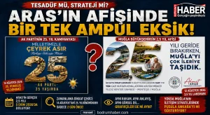 Aras’ın afişinde bir tek ampul eksik!