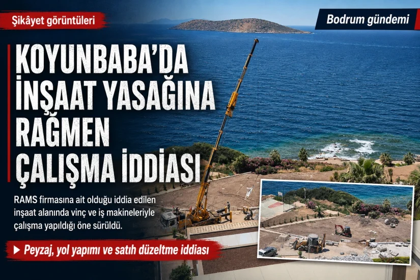Koyunbaba’da inşaat yasağına rağmen çalışma iddiası
