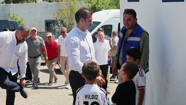 Bodrum Belediye Başkanı Mandalinci, saha ziyaretlerini Karaova’da sürdürdü