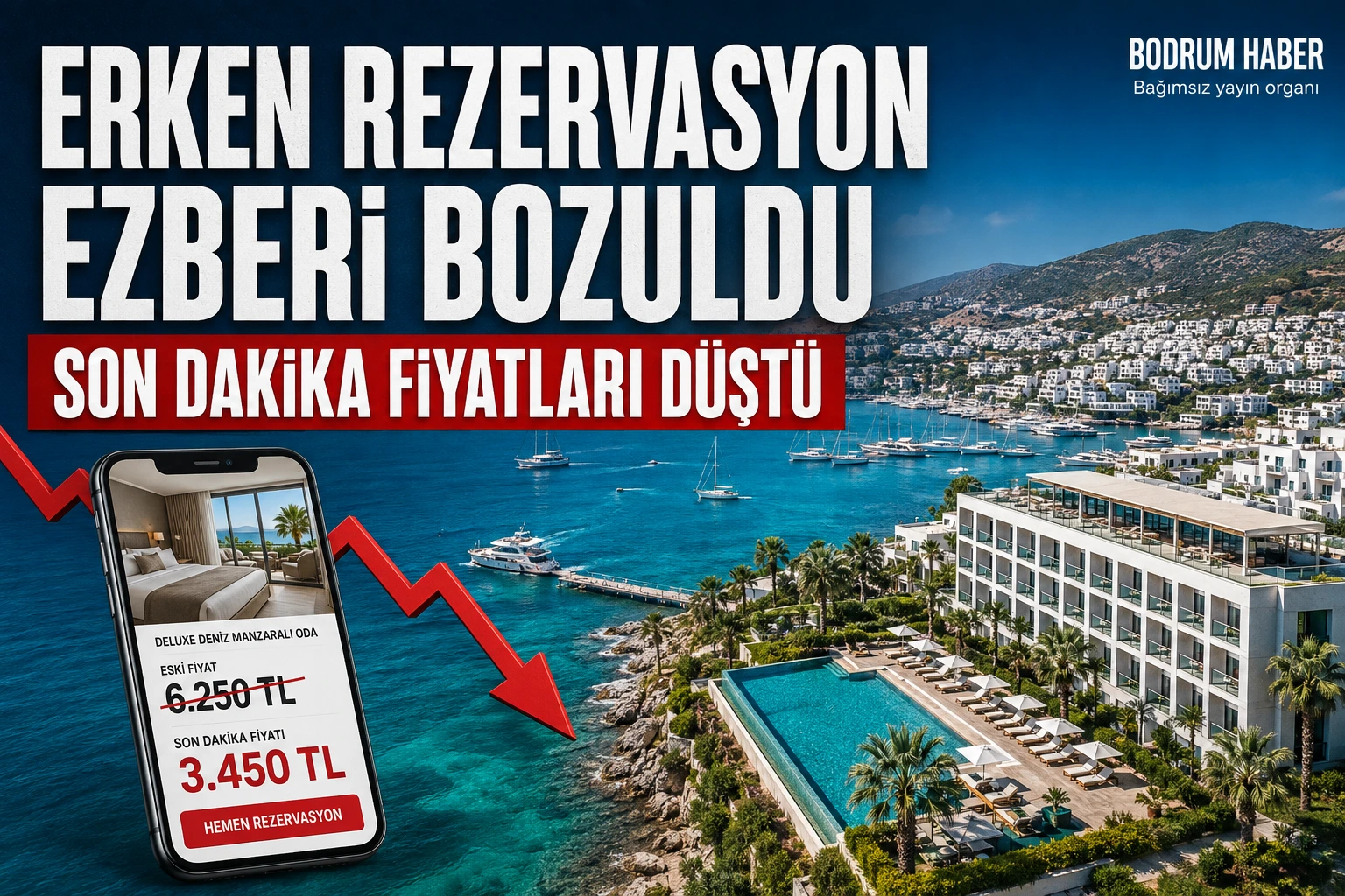 Erken rezervasyon ezberi bozuldu: Otellerde son dakika fiyatları düştü