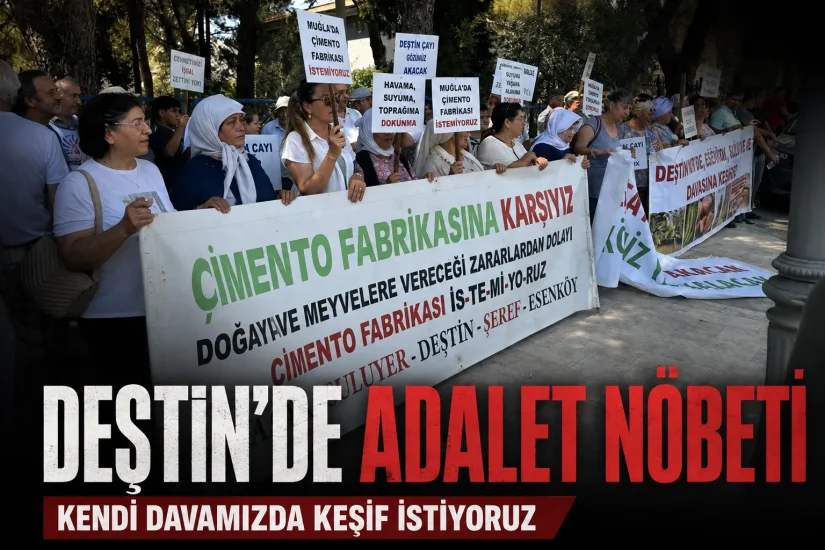 Deştinliler çimento fabrikasına karşı adalet nöbetinde: “Kendi davamızda keşif istiyoruz”