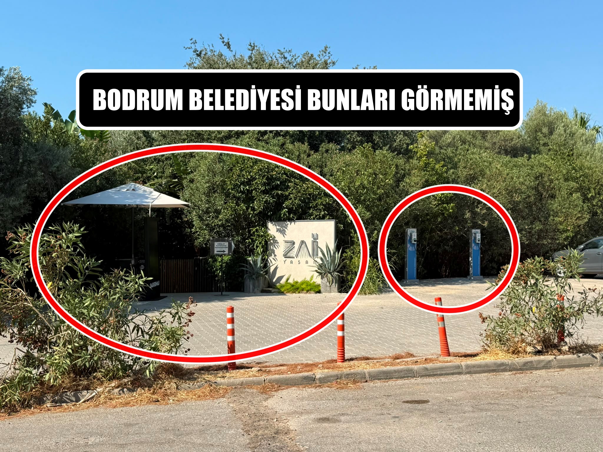 Bodrum Belediyesi kafe dedi, Zai’nin otoparkı çıktı Bodrum Belediyesi kafe dedi, Zai’nin otoparkı çıktı
