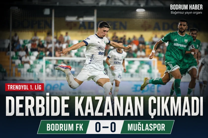 Bodrum derbisinde kazanan çıkmadı: Bodrum FK ile Muğlaspor puanları paylaştı