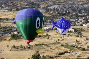Kapadokya’da Renkli Balon Festivali