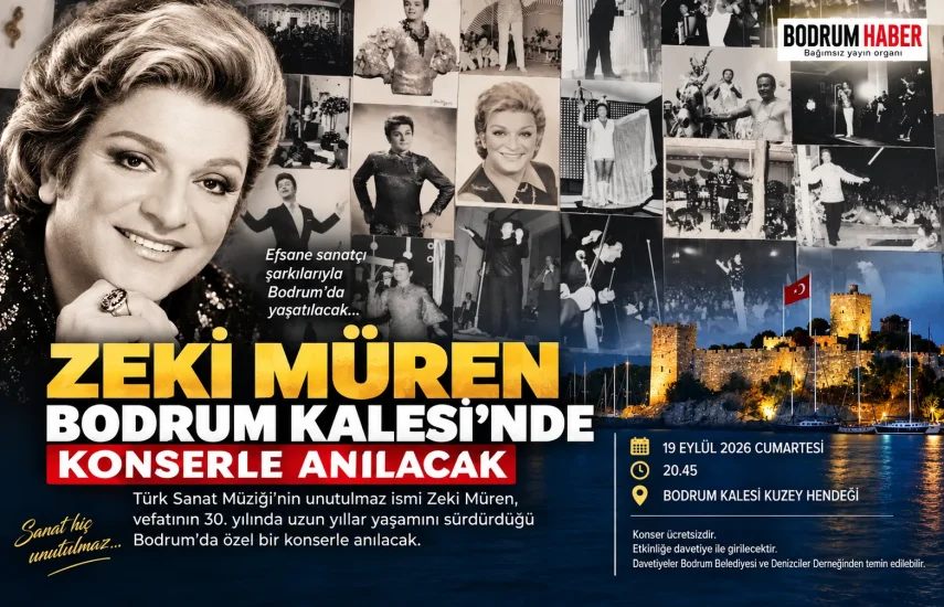 Zeki Müren, vefatının 30. yılında Bodrum Kalesi’nde anılacak